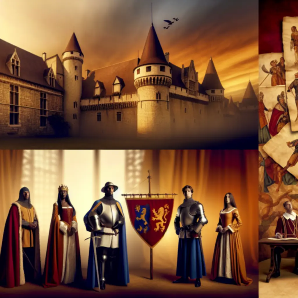 Zestaw RealmOfMedieval z figurkami i planszą